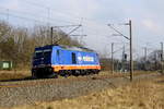 Am 15.03.2018 fuhr die 76 110-0 von Raildox von  Stendal nach Niedergörne .