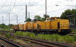 Am 08.06.2017 kamen die 293 010-5 und die 293 007-1 von der DB Bahnbau Gruppe   aus Richtung Magdeburg nach Stendal   .