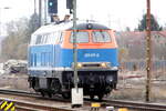 br-1-225-db-v163-umbau/544521/am-07032017-stand-die-225-071-0 Am 07.03.2017 stand die 225 071-0 von Alstom Lokomotiven Service GmbH, in Stendal .