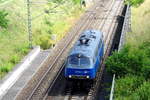 Am 21.07.2017 kam die 225 802-8 von der   EGP – Eisenbahngesellschaft Potsdam, aus Richtung Stendal und fuhr weiter in Richtung Braunschweig .