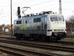 Am  12.02.2019 stand  die  111 215-0 von der RailAdventure GmbH, in Stendal .