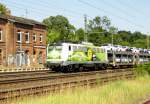 Am 17.07.2014 kam die 140 002-7 von der Sunrail aus Richtung Magdeburg nach Niederndodeleben und fuhr weiter in Richtung Braunschweig .