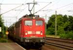 Am 1.08.2014 kam die 140 853-3 von der EGP aus Richtung Magdeburg nach Niederndodeleben und fuhr weiter in Richtung  Braunschweig .