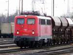 Am 06.04.2015 kam die 140 184-3   von der ELV aus Richtung Hannover nach Stendal und fuhr weiter in Richtung Magdeburg .