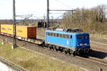 Am 04.04.2018 fuhr die 140 038-0 von METRANS (PRESS) von Hamburg nach Stendal und weiter nach Leipzig .