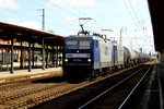 Am 22.04.2016 kamen die 143 554-4 und die 143 068-5 von der RBH aus Richtung Magdeburg nach Stendal und fuhr weiter in Richtung Wittenberge.