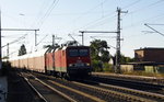Am 15.09.2016 kam die  143 851-4 von der MEG aus Richtung Braunschweig nach Niederndodeleben und fuhr weiter in Richtung Magdeburg .