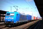 Am 6.06.2014 kam die 185 511-3 von der METRANS aus Richtung Magdeburg nach Stendal und fuhr weiter in Richtung Salzwedel.