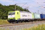Am 18.07.2014 kam die 185 532-9 von CAPTRAIN   aus der Richtung Stendal und fuhr nach Wittenberge .