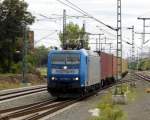 Am 30.08.2014 kam die 185 510-5 von der METRANS nach Dessau und fuhr weiter in Richtung Magdeburg.