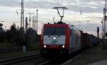 Am 1.09.2014 kam die 185 650-9  von der ITL aus Richtung  Salzwedel nach Stendal und fuhr weiter in Richtung Magdeburg .