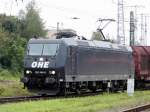 Am 13.09.2014 kamen die 185 546-9 von der MRCE dispolok Angemietet von der OHE   aus Richtung Salzwedel nach Stendal und fuhr weiter in Richtung Berlin .