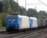 Am 24.09.2014 kam die 185 519-6 von der CFL Cargo  aus Richtung Magdeburg nach Niederndodeleben und fuhr weiter in Richtung Braunschweig .
