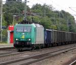 Am 24.09.2014 kam die 185 533-7 von der  A4l ( ITL) aus Richtung Magdeburg nach Niederndodeleben und fuhr weiter in Richtung Braunschweig .