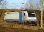 Am 23.11.2014 war die 185 681-4 von der SETG (Railpool) bei Borstel abgestellt .