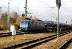 Am 03.03.2015 kam die 185 536-0 von der Crossrail AG,   aus Richtung Hannover nach Stendal und fuhr weiter in Richtung Berlin.