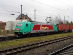 Am 29.03.2015 kam   die 185 612-9   von der Emons aus Richtung Hannover nach Stendal und fuhr weiter in Richtung Magdeburg .