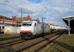 Am 03.04.2015 kam die 185 637-6 von der Rurtalbahn Cargo (Railpool) aus Richtung Magdeburg nach Stendal und fuhr weiter in Richtung Hannover .
