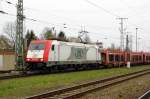 Am 14.04.2015 kam die 185 650-9 von der ITL aus Richtung Hannover nach Stendal und fuhr weiter in Richtung Berlin .