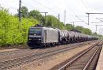 Am 21.05.2014 kam die 185 557-6 von der MRCE dispolok aus Richtung Magdeburg nach Niederndodeleben und fuhr weiter in Richtung   Braunschweig .