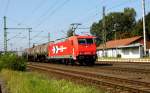 Am 10.09.2015 kam die 185 630-9 von der HGK aus Richtung Braunschweig nach Niederndodeleben und fuhr weiter in Richtung Magdeburg .