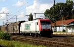 Am 10.09.2015 kam die 185 598-0 von der ITL aus Richtung Braunschweig nach Niederndodeleben und fuhr weiter in Richtung Magdeburg .