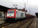Am 06.10 .2015 kam die 185 650-9 von der ITL aus Richtung Berlin nach Stendal und fuhr weiter in Richtung Hannover .