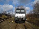 Am 25.02.2016 war die 185 690-5 von der SETG (Railpool) in Borstel abgestellt .