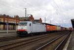 Am 15.03.2016 kam die 185 581-6 von der ITL aus Richtung Magdeburg nach Stendal und fuhr weiter in Richtung Salzwedel.