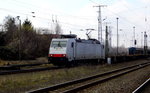 Am 24.03.2016 kam die 185 578-2 von der ITL aus Richtung Hannover nach Stendal und fuhr weiter in Richtung Magdeburg.