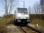 Am 03.04.2016 war die 185 681-4 von der SETG (Railpool) in Borstel abgestellt .