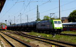 Am 07.05.2016 kam die   185 598-0 von CAPTRAIN aus Richtung Magdeburg nach Stendal und fuhr weiter in Richtung Hannover .