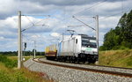 Am 07.07.2016 kam die 185 681-4 von der SETG (Railpool)  aus Richtung Borstel und fuhr nach Stendal .