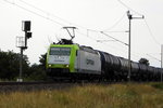 Am 27.07.2016 kam die 185 542-8 von CAPTRAIN aus Richtung Salzwedel und fuhr nach Stendal .