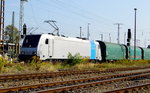 Am 01 .09.2016 kam die 185 691-3 von der HSL Logistik ( Railpool)   aus Richtung Berlin nach Stendal und fuhr weiter in Richtung Hannover .