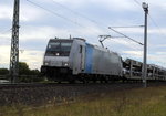 Am 29.09.2016 kam die 185 689-7 von der   HSL Logistik (Railpool)  aus Richtung  Salzwedel und fuhr nach Stendal .