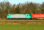 Am 30.12.2016 kam die 185 633-5 von der ITL aus Richtung Stendal und fuhr nach Wittenberge .
