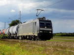 Am 02.09.2017 kam die  185 572-5 von der CTL Logistics GmbH,(MRCE Dispolok)  aus Richtung Salzwedel und fuhr nach Stendal .
