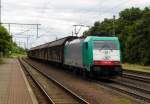 Am 2.07.2014 kam die E 186 128 von der ITL aus Richtung  Magdeburg nach Niederndodeleben und fuhr weiter in Richtung  Braunschweig .