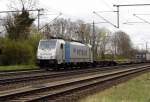 Am 17.04.2015 kam die E 186 187-1 von der METRANS  (Railpool)  aus Richtung Magdeburg nach Niederndodeleben und fuhr weiter in Richtung Braunschweig.