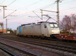 Am 10.12.2015 kam die E 186 182-2  von METRANS   (Railpool) aus Richtung Magdeburg nach Niederndodeleben und fuhr weiter in Richtung Braunschweig .