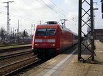 Am 24.03.2016 kam die 101 070-1 von der DB aus Richtung Hannover nach Stendal und fuhr weiter in Richtung Berlin.