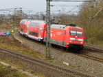 Am 17.12.2020 kam die 101 020-6 von DB Fernverkehr AG,  aus Richtung Wittenberge und fuhr nach Stendal .
