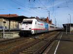 Am 22.03.2015 kam die 101 071-9 von der DB aus Richtung Berlin nach Stendal und fuhr weiter in Richtung Hannover .