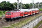 Am 13.07.2017 kam die 112 166 von der DB Regio aus Richtung Stendal und fuhr nach Uelzen .