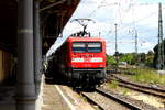 Am 27.06.2018 stand die 112 131 von DB Regio in Stendal .