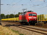 Am 07.08.2018 kam die 120 125-0   aus Richtung Wittenberge nach Borstel und fuhr weiter nach Stendal .