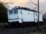 Am 13.11.2017 Probefahrt von der   142 103-1 und die 142 042-1  von der EGP – Eisenbahngesellschaft Potsdam, von Wittenberge nach Stendal .
