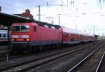Am 20.06.2014 kam 143 289-7  von der DB aus Richtung Magdeburg nach Stendal und fuhr weiter in Richtung Uelzen.