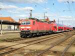 Am 06.04.2015 kam die 143 134-5 von der DB aus Richtung Magdeburg nach Stendal und fuhr weiter in Richtung Salzwedel .